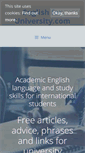 Mobile Screenshot of englishforuniversity.com